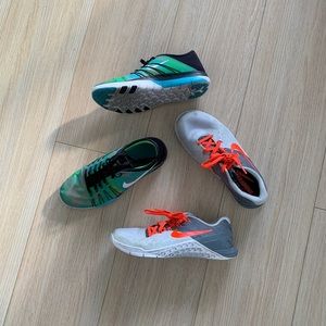 nike training shoes (sold together)